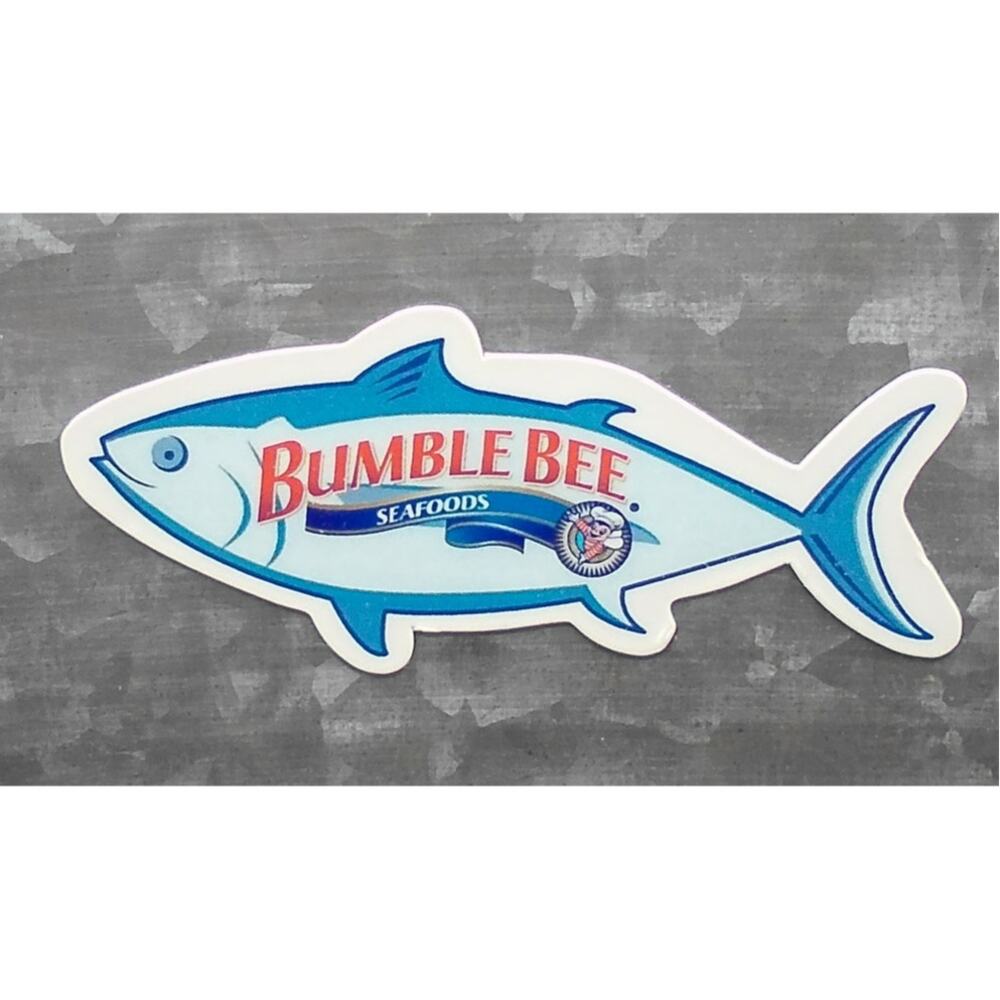 Bumble Bee Seafood Salmon Fish Promo Magnet Vintage Advertising
